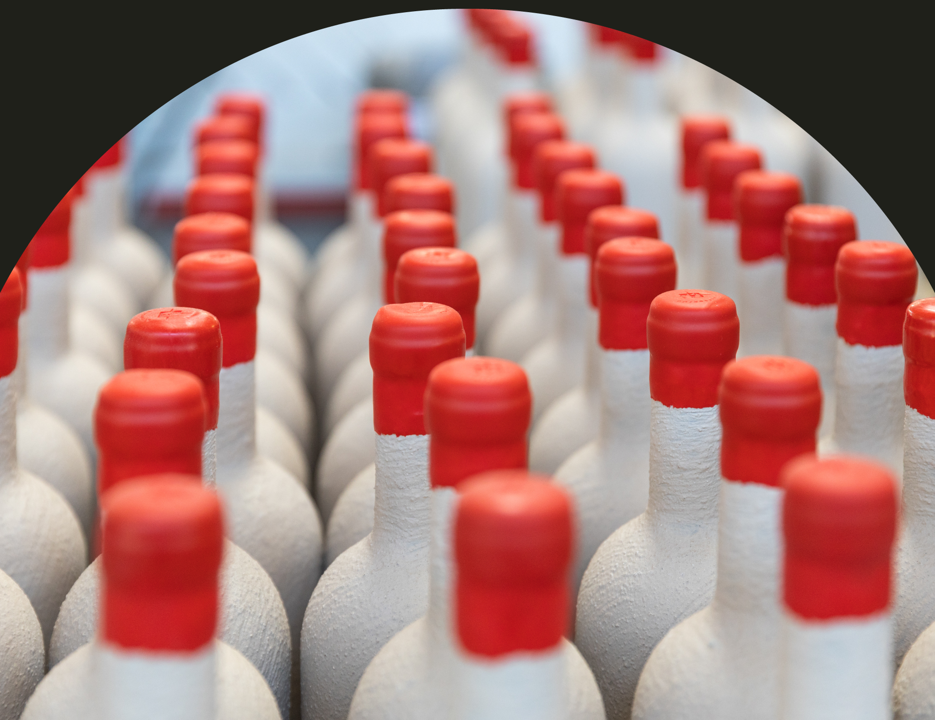 Divisore ad arco bottiglie